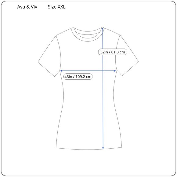 Ava & Viv Womens Black Casual Knot Front T-Shirt Plus Size XXL - Picture 7 of 9